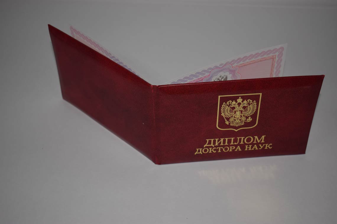 Диплом Доктора Наук 2013-2025 в Электростали корка
