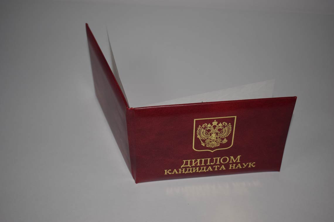 Диплом Кандидата Наук 2001-2012 в Электростали корка